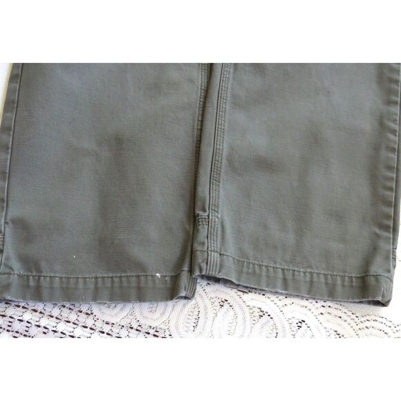 Duluth Trading Co Men's Ballroom Fit Trim Pants  32/30   Olive Green GUC - Picture 6 of 16